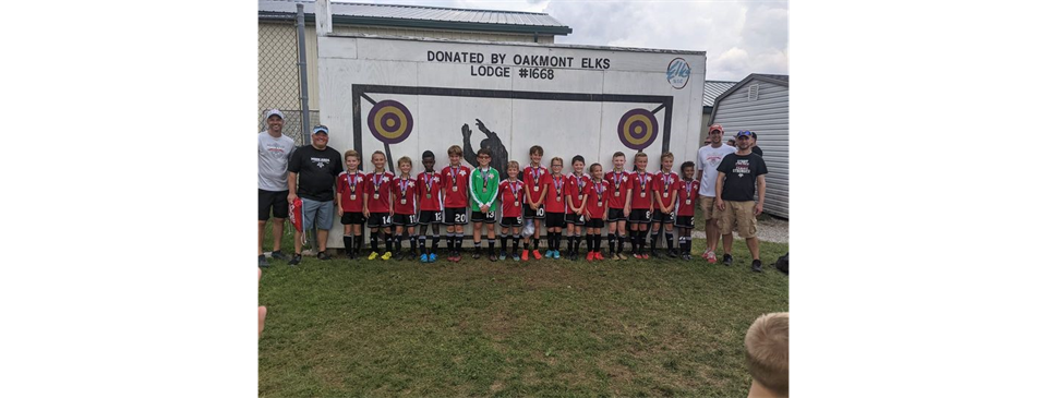 U11 Boys Silver Division Runners Up Plum 2021